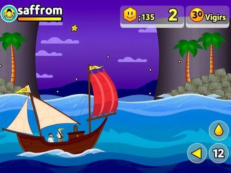 Saffron Mighty Voyage Gameplay Screenshot